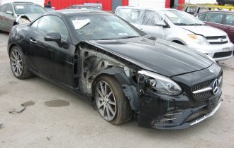 `17 Mercedes-Benz SLC 43 AMG Convertible: A Sadly Totaled Beauty!
