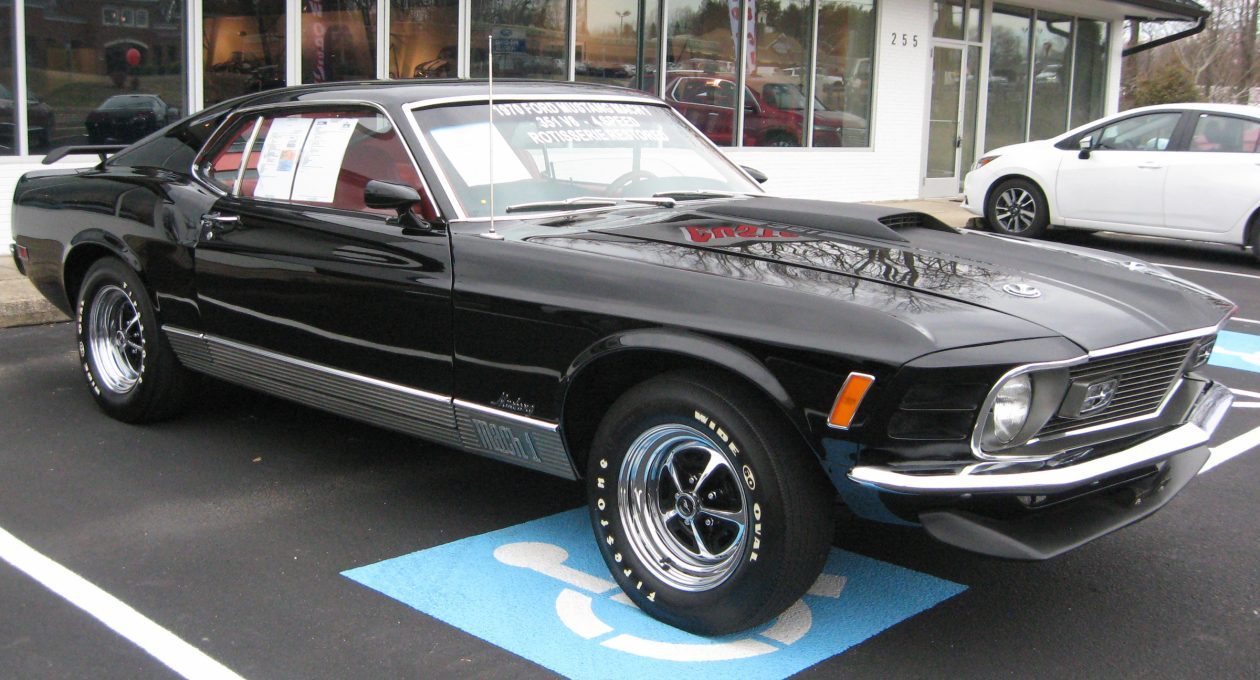 `70 Ford Mustang Mach I: A Black-Over-Red Pony Car!